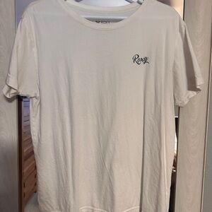 Roxy Men's Cream Short Sleeve Tee